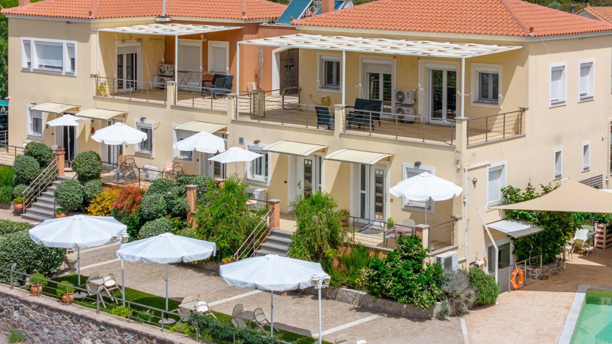 Palaiologou Panorama Apartments Mantamados Exterior photo