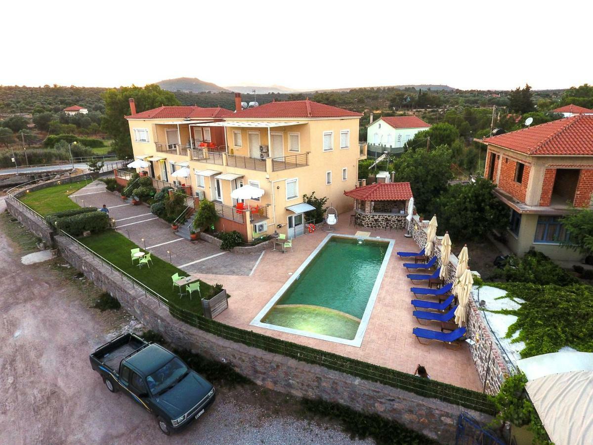 Palaiologou Panorama Apartments Mantamados Exterior photo
